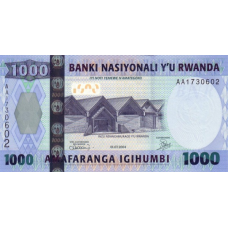 P31 Rwanda 1000 Francs Year 2004